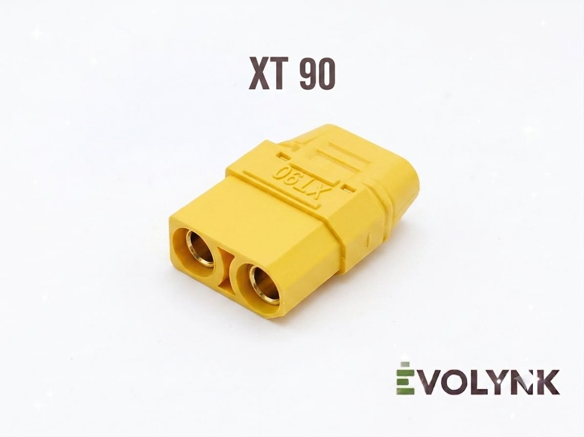 XT90 Male & Female Connector Pair – 90A High Current Battery Connector