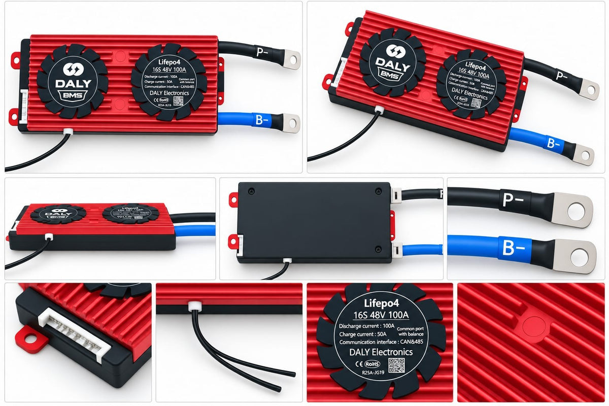 DALY 16S 48V 100A LiFePO4 BMS product image