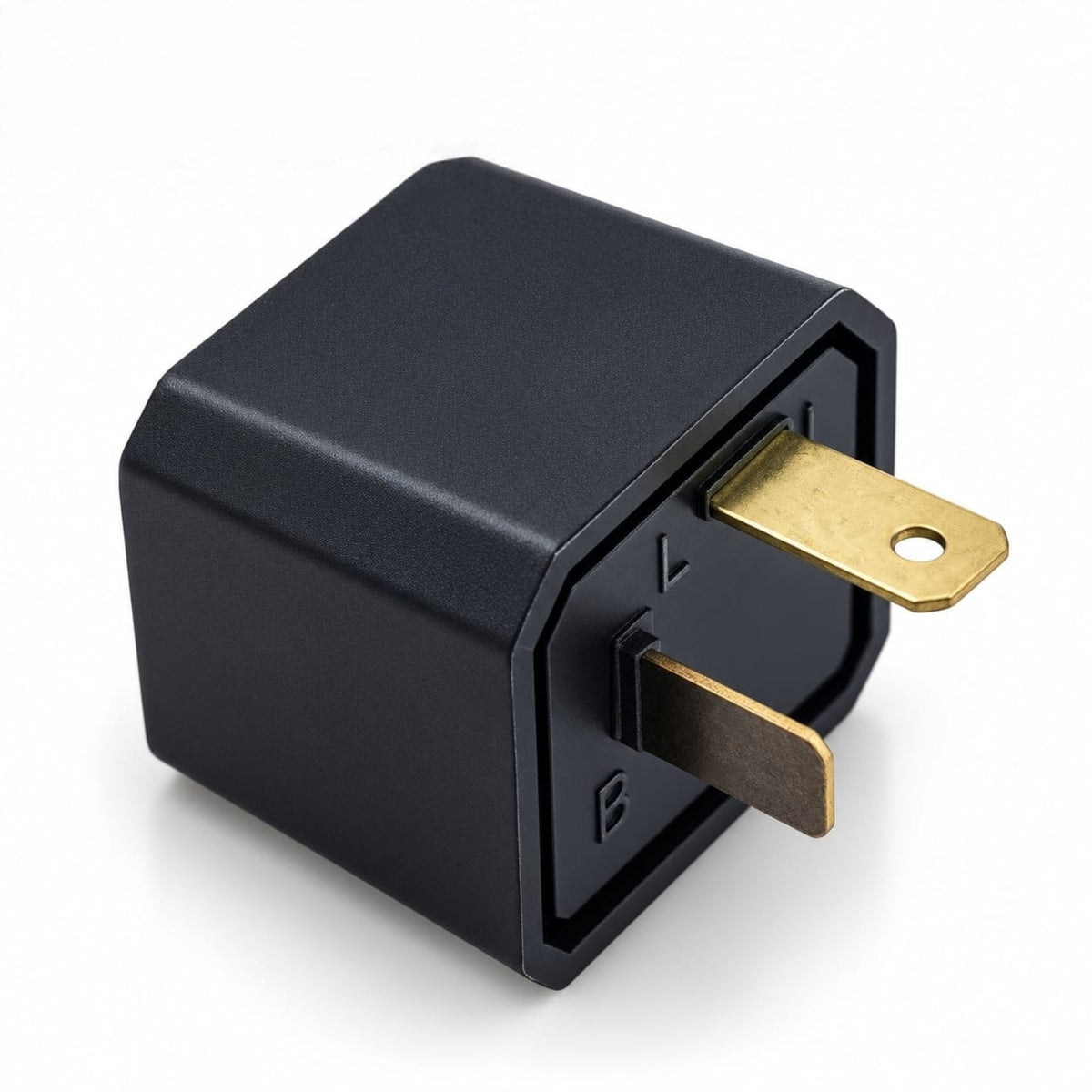 12V DC Flasher Relay 2 Pin B/L angled view