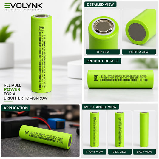 EVOLYNK 3.2V 15Ah rechargeable battery cell detailed view