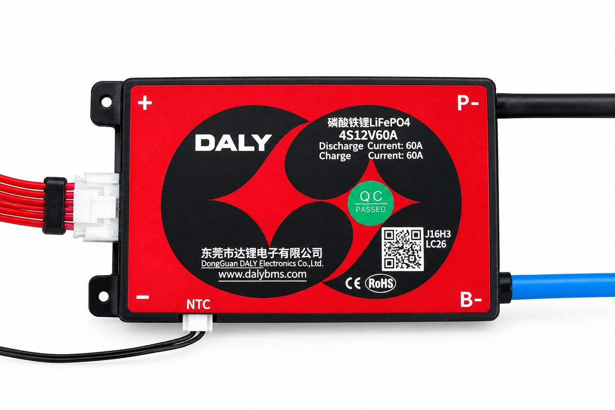 DALY 4S 12V 60A LiFePO4 BMS