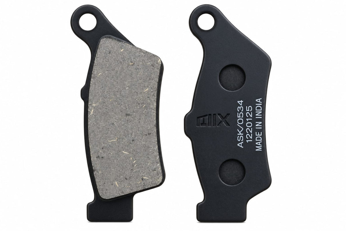 ASK rear disc brake pad front and back detail