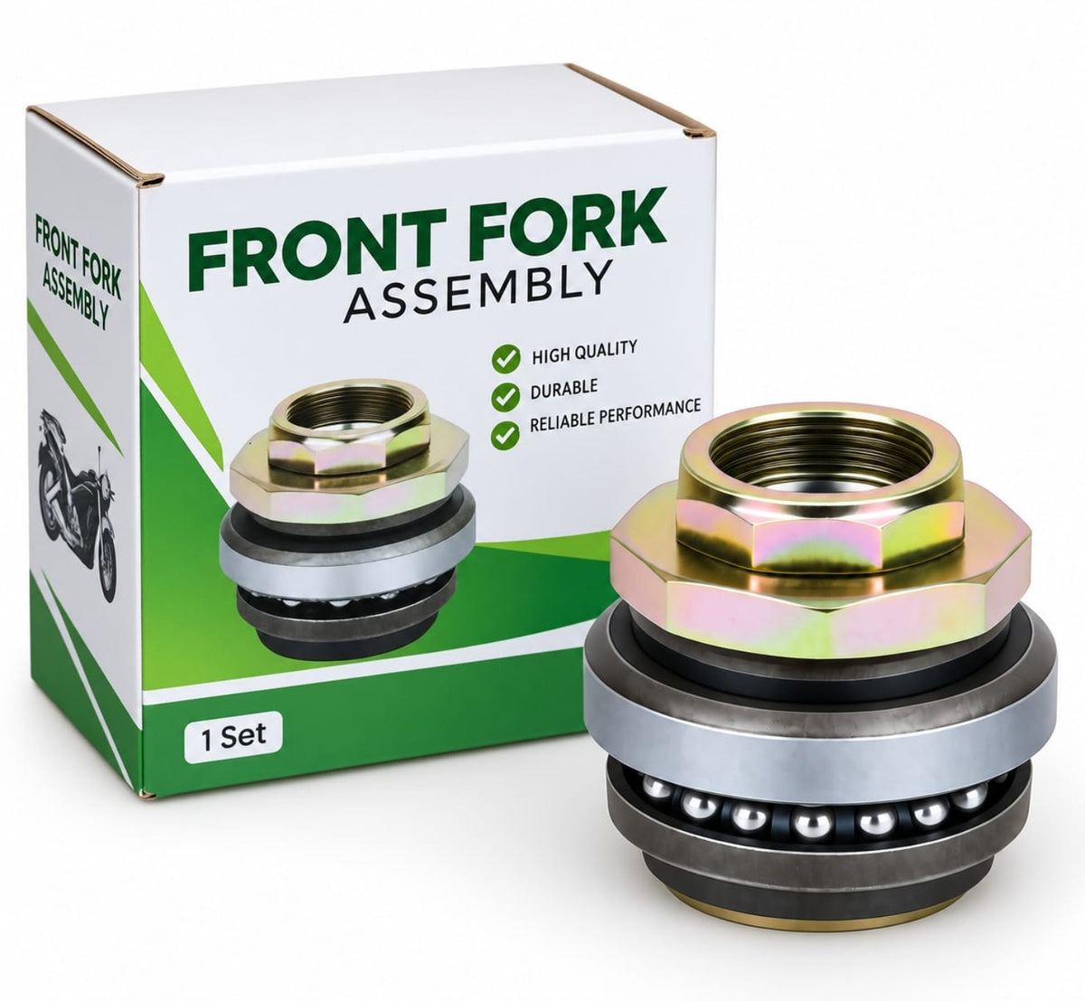 Front fork headset bearing set princess style