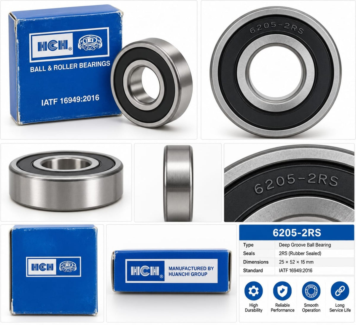 HCH 6205-2RS bearing product details
